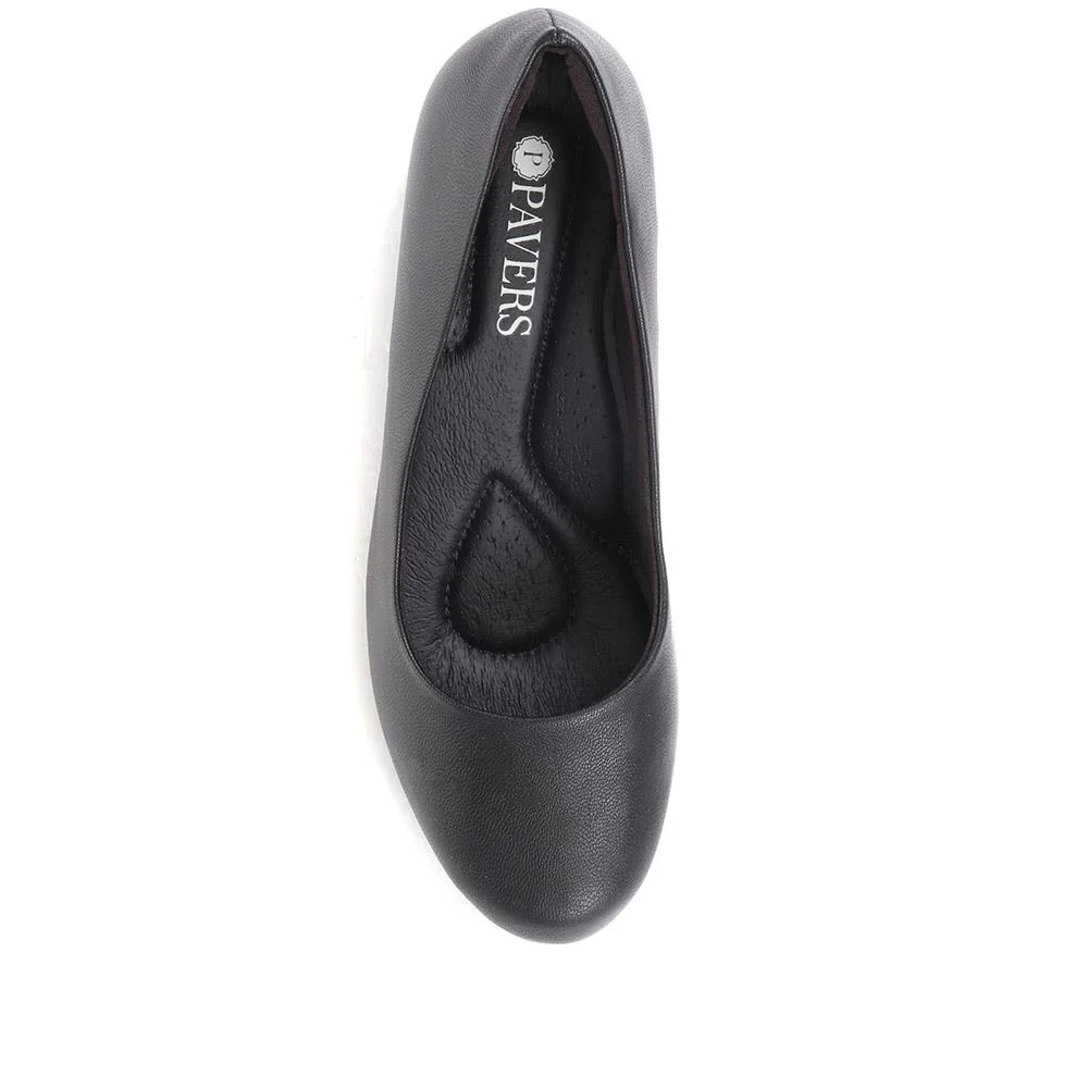 Heeled Court Shoes - PIC26000 / 310 513 - Black - Image 4