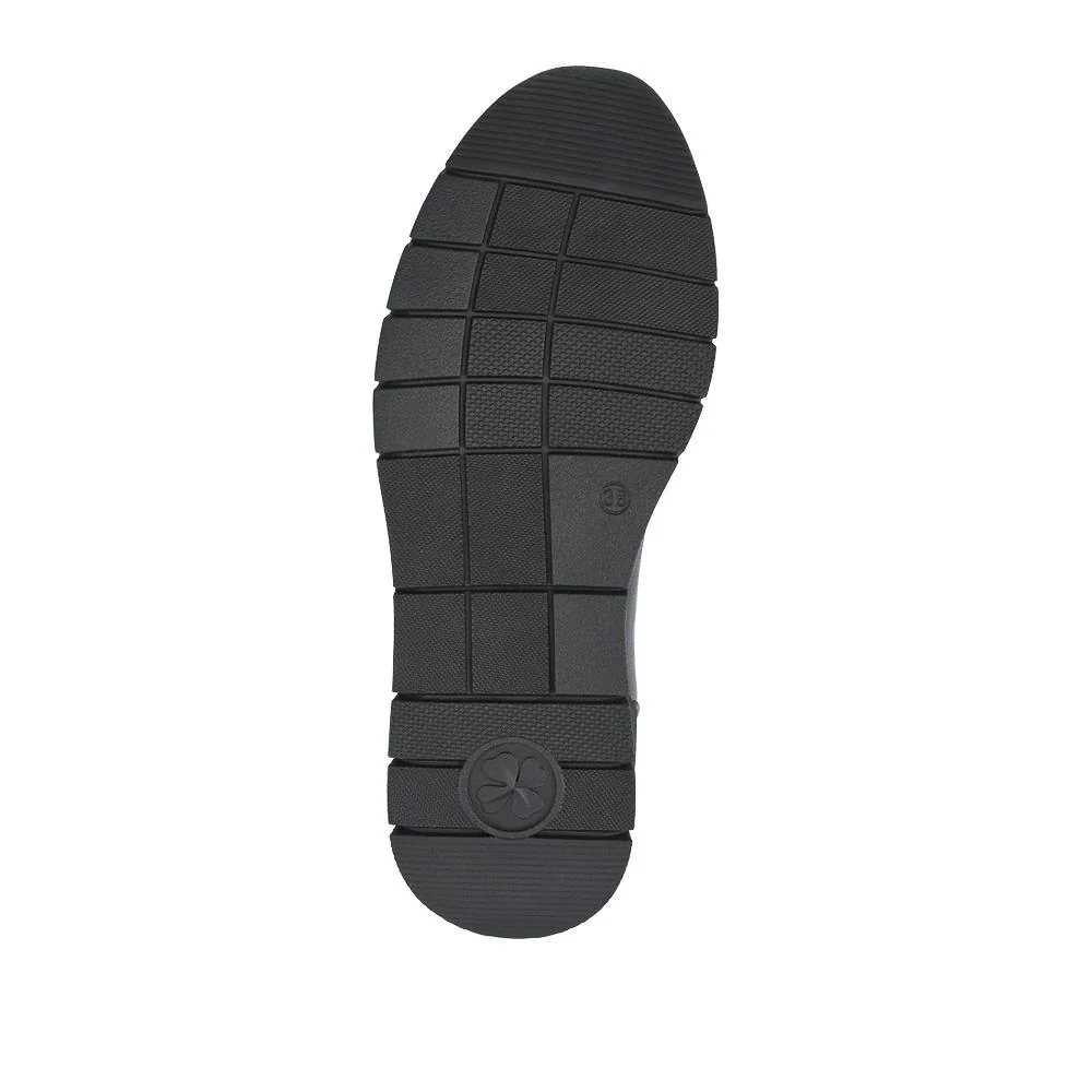 Heeled Leather Penny Loafers - BRK42010 / 328 370 - Black - Image 6