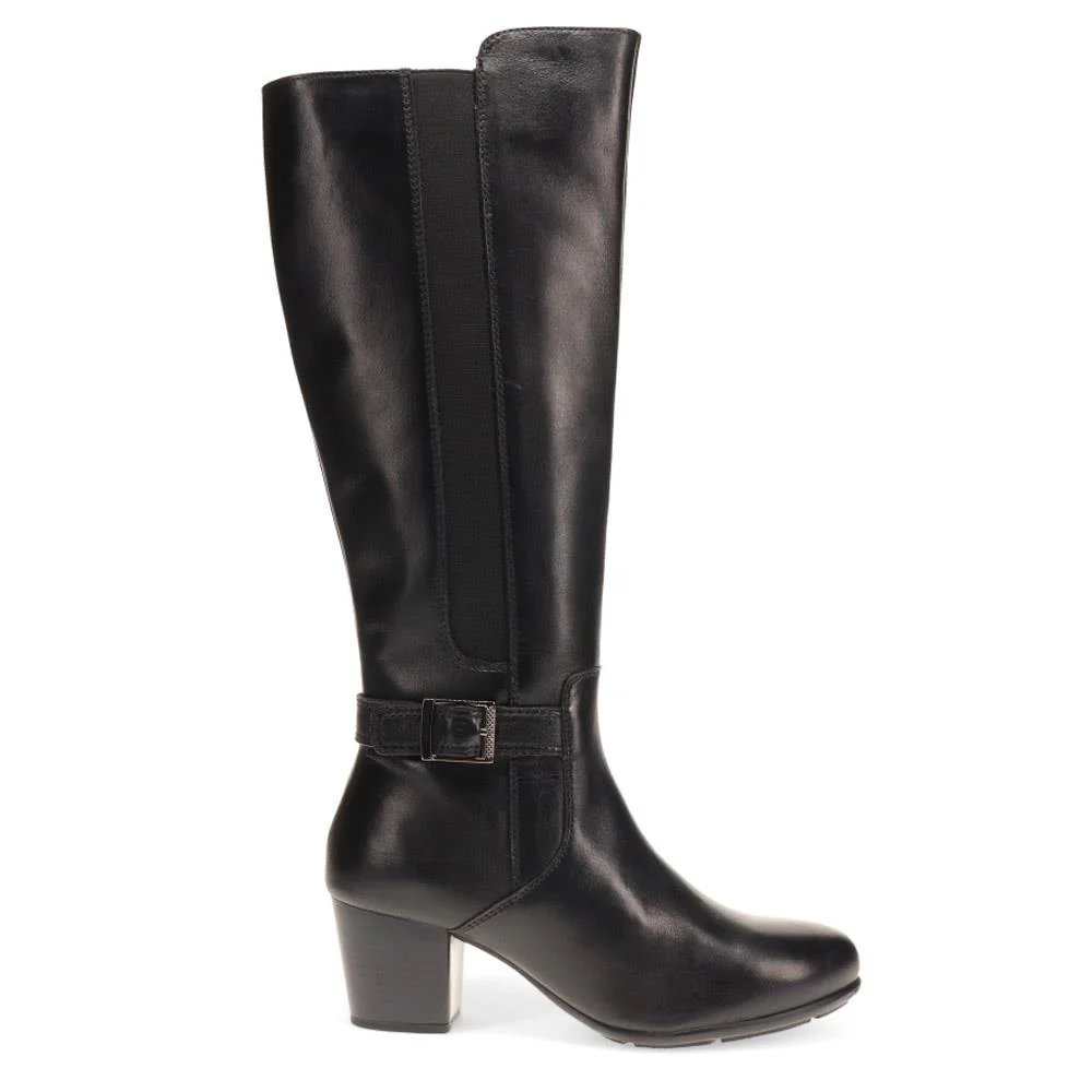Heeled Long Boots - RNB40031 / 326 120 - Black - Image 2