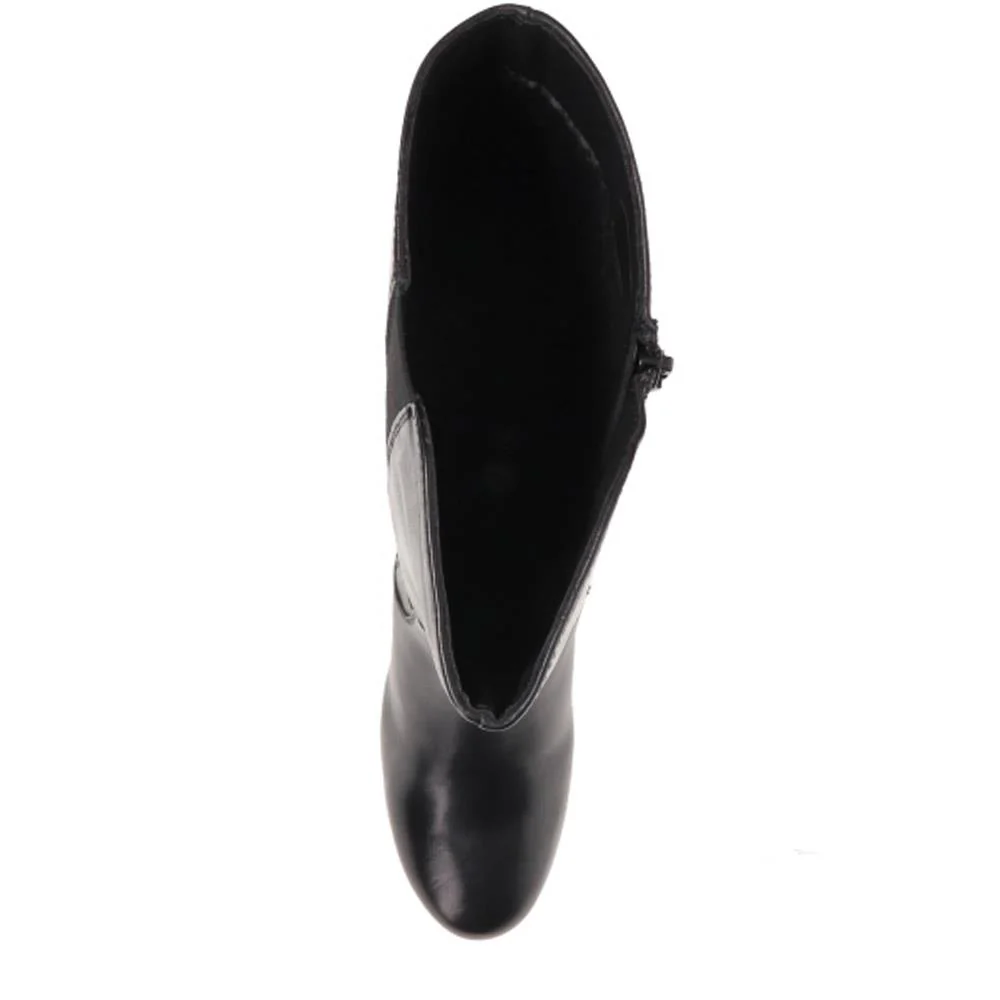 Heeled Long Boots - RNB40031 / 326 120 - Black - Image 5