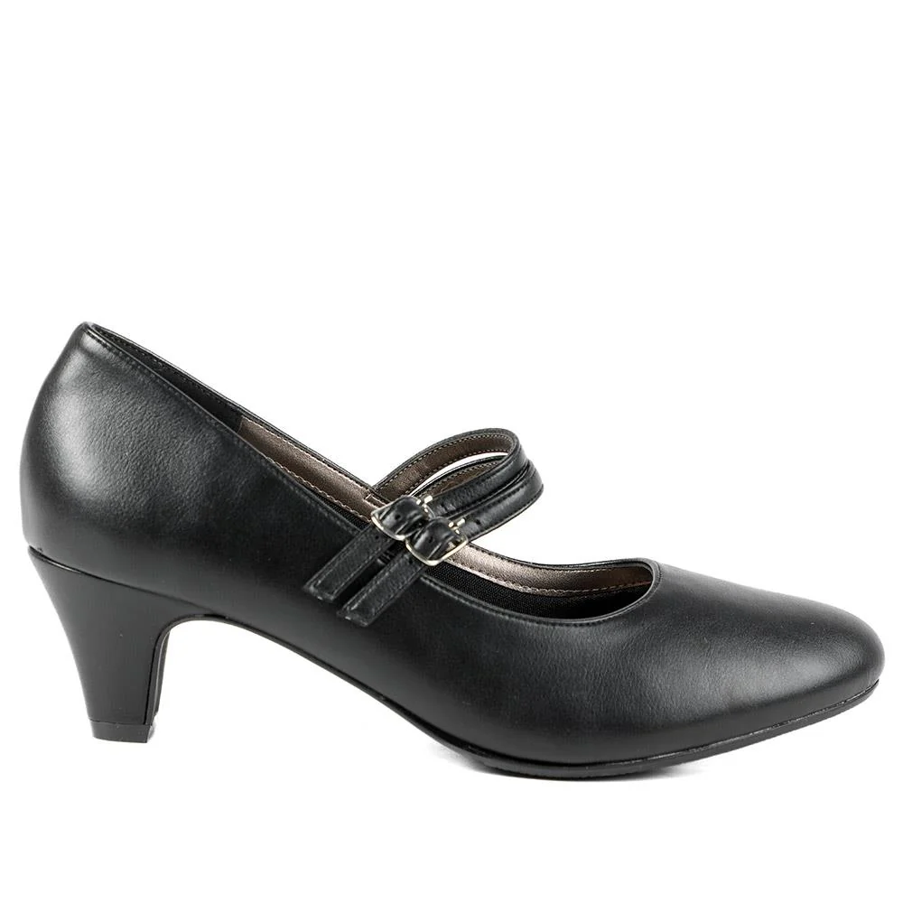 Heeled Mary Janes - AMITY39003 / 325 107 - Black - Image 2