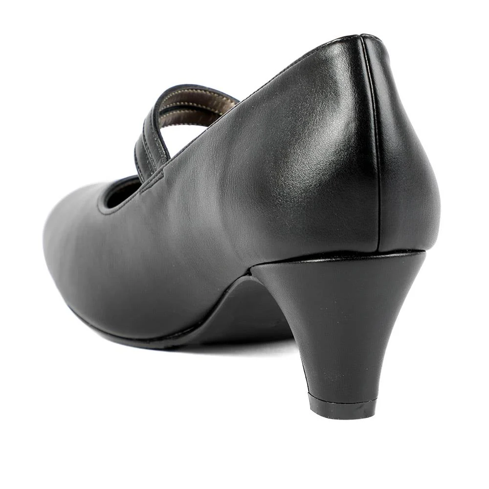 Heeled Mary Janes - AMITY39003 / 325 107 - Black - Image 3