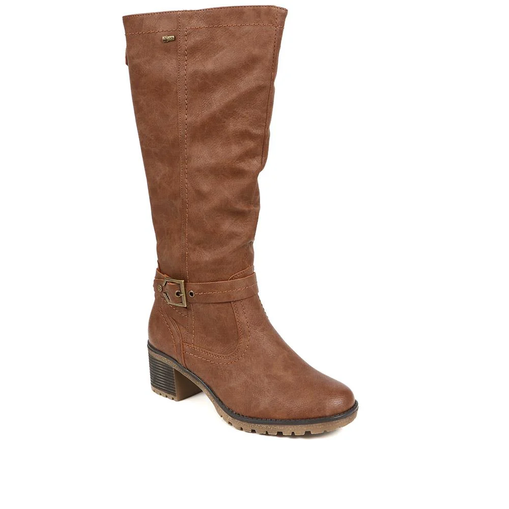 Heeled Riding Boots - CENTR38013 / 324 196 - Cognac