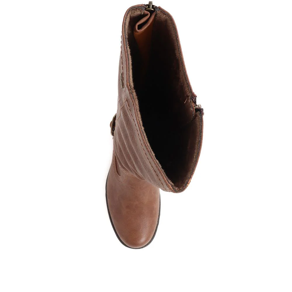 Heeled Riding Boots - CENTR38013 / 324 196 - Cognac - Image 5