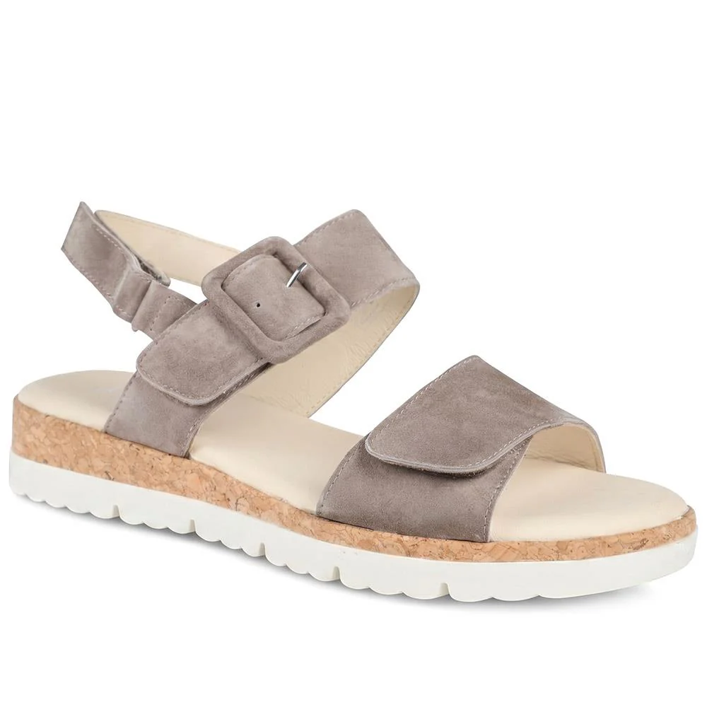 Helene Leather Triple Adjustable Fasten Sandals - HELENE / 329 129 - Image 2
