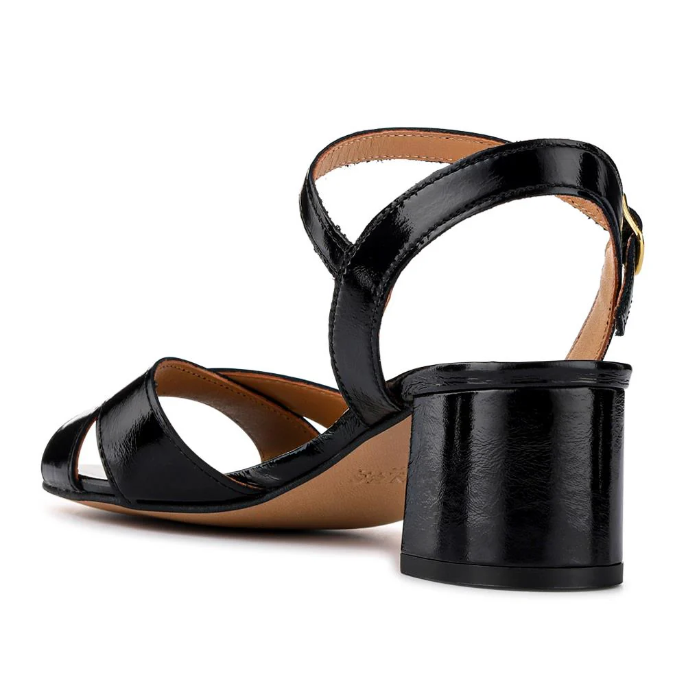 Hesper Leather High Heels - HESPER / 327 790 - Black Patent - Image 3