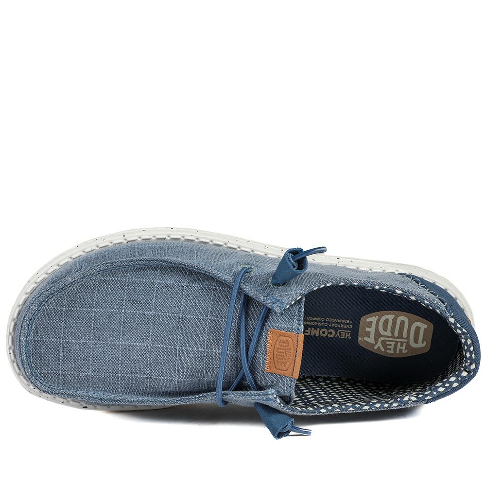 HeyDude Wendy Lace Up Shoes - GARD43506 / 329 359 - Blue - Image 5
