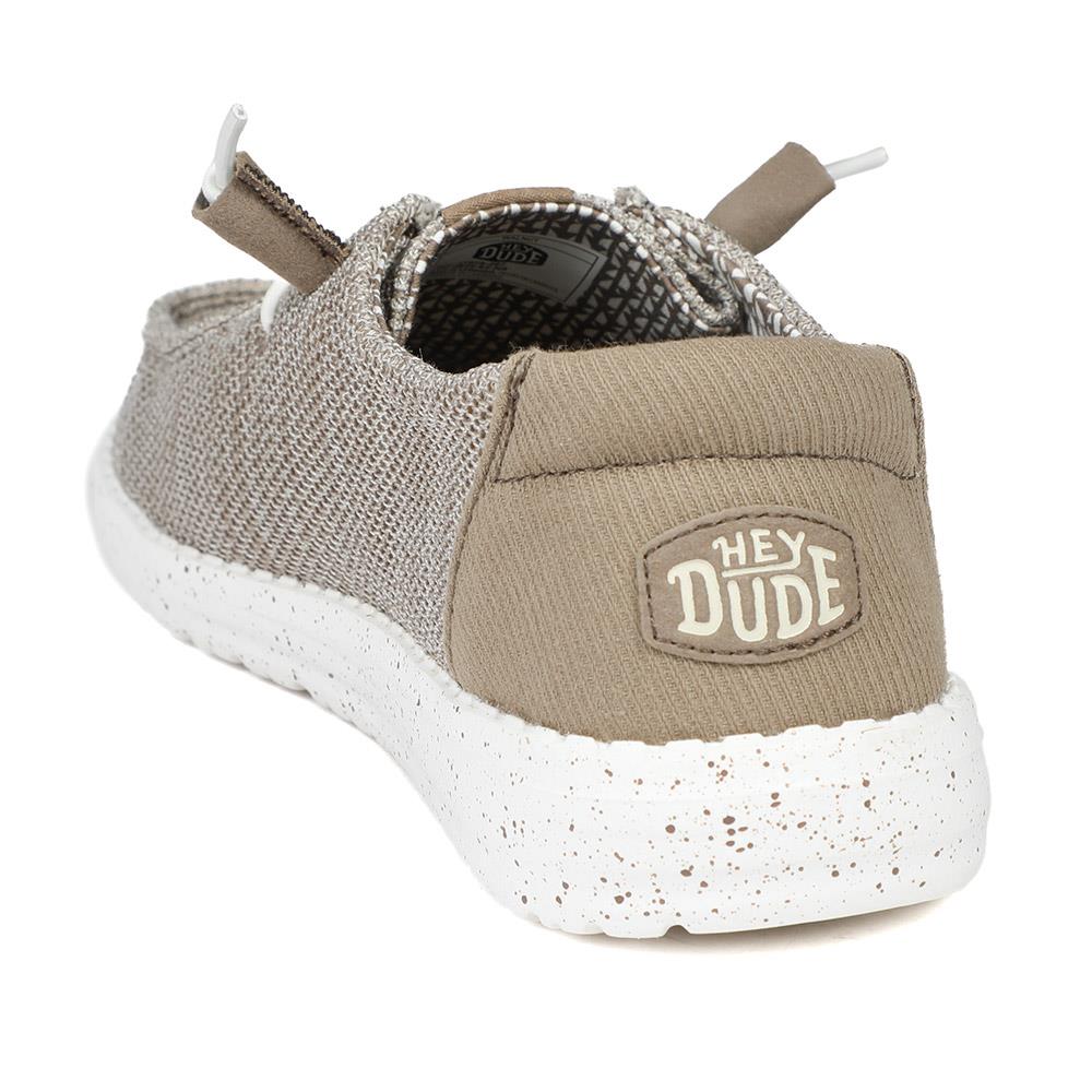 HeyDude Wendy Stretch Mesh Shoes - GARD43505 / 329 358 - Beige - Image 3