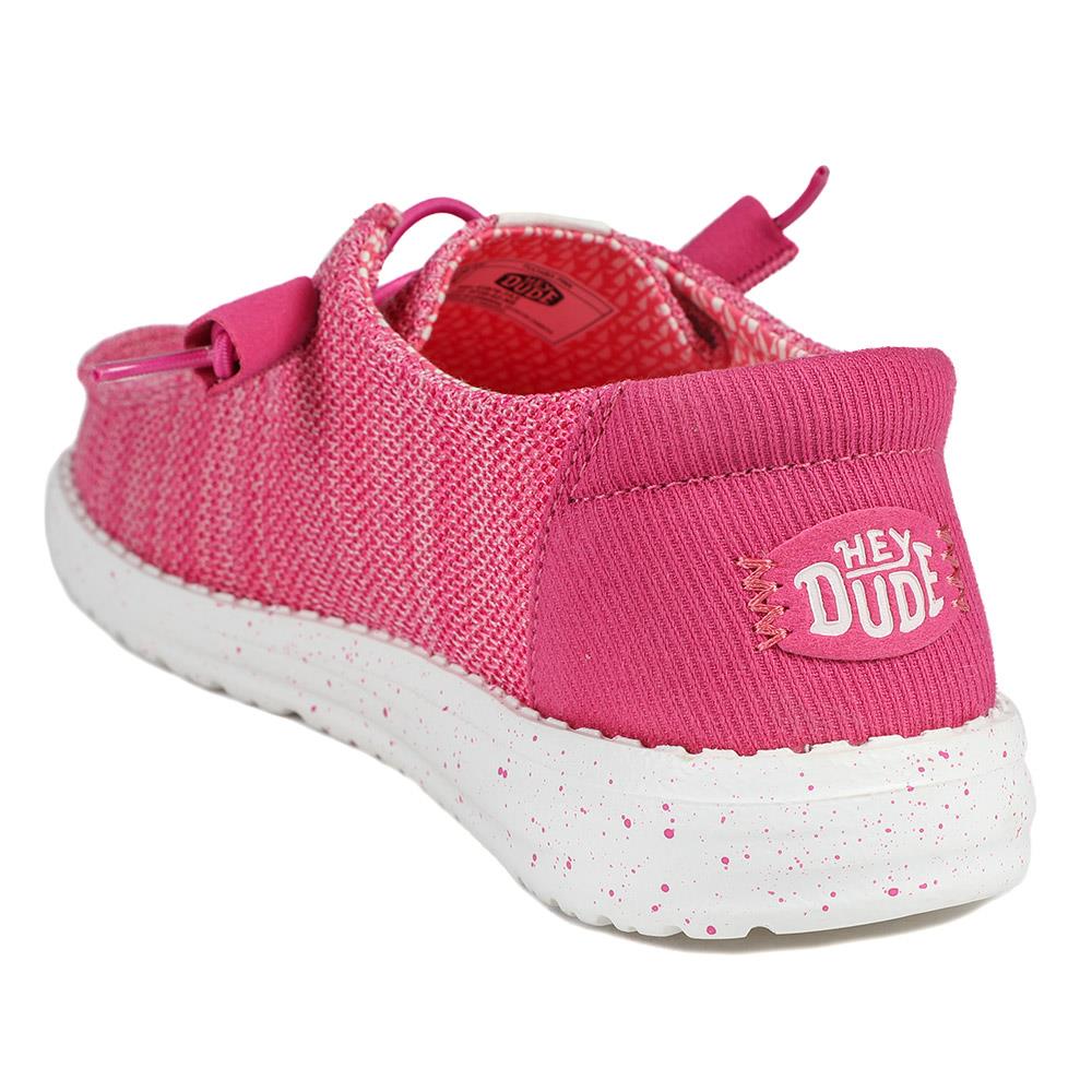 HeyDude Wendy Stretch Sox Shoes - GARD43504 / 329 357 - Fuschia - Image 4