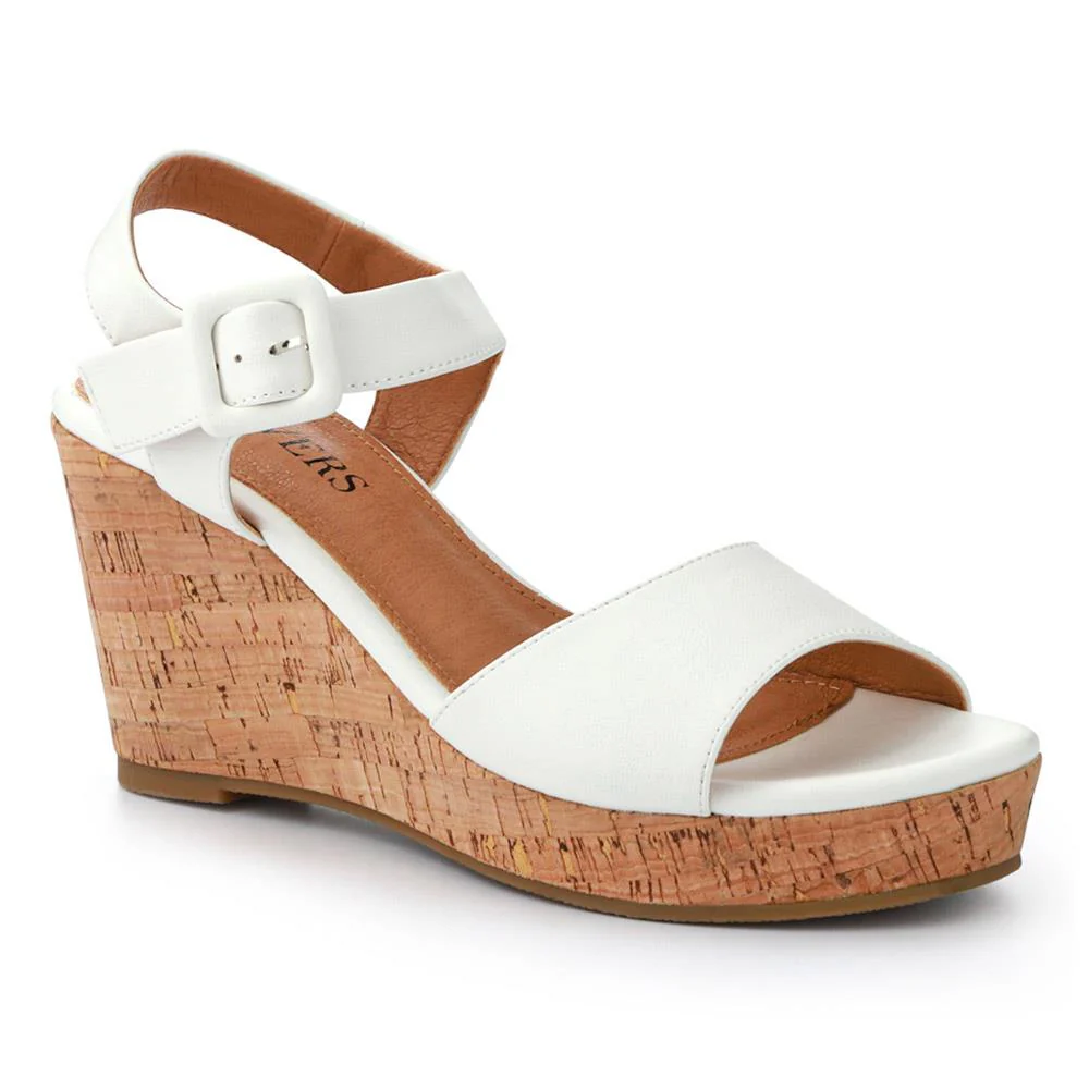 High Buckled Wedge Sandals - WOIL41051 / 327 394 - Image 2