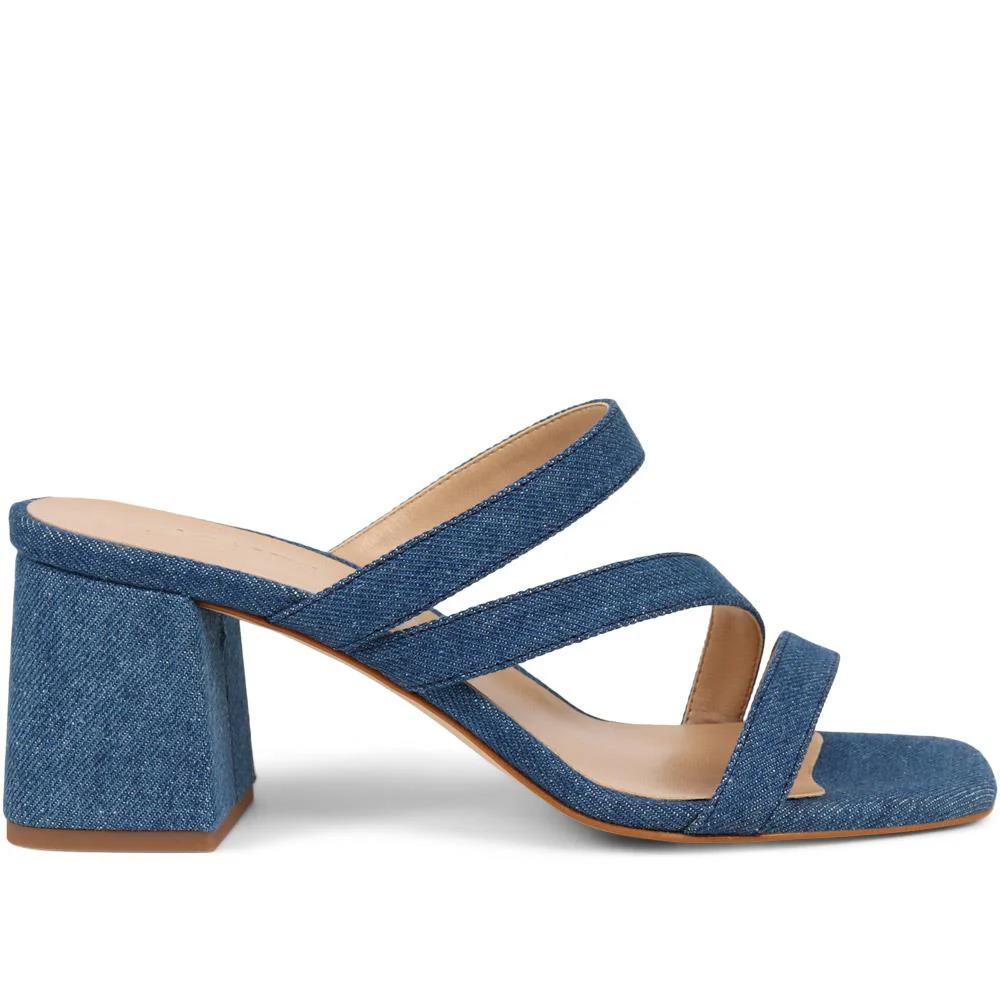 Honour Heeled Sandals - HONOUR / 325 323 - Denim - Image 2