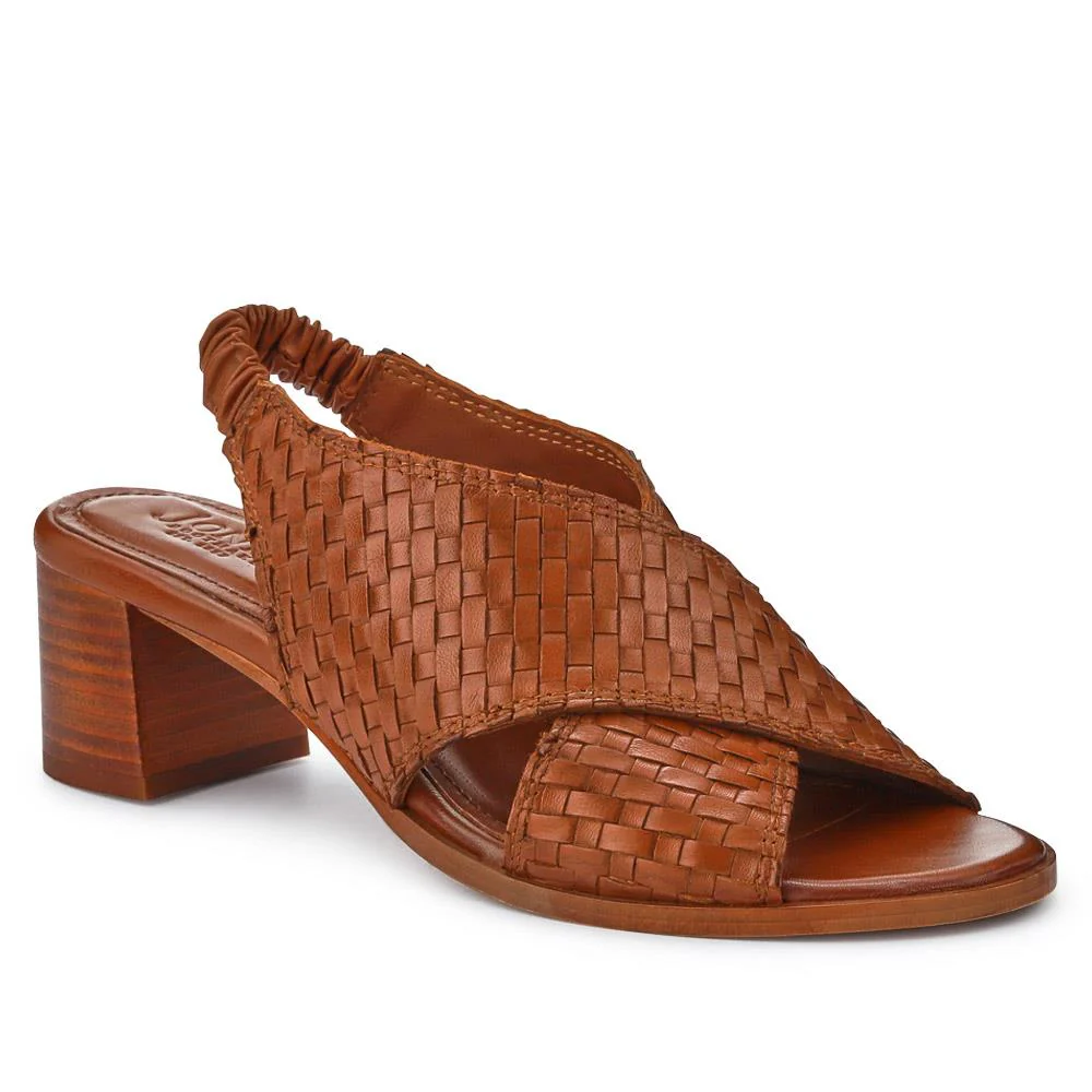 Jaguar Leather Block-Heeled Sandals - JAGUAR / 327 160 - Image 2