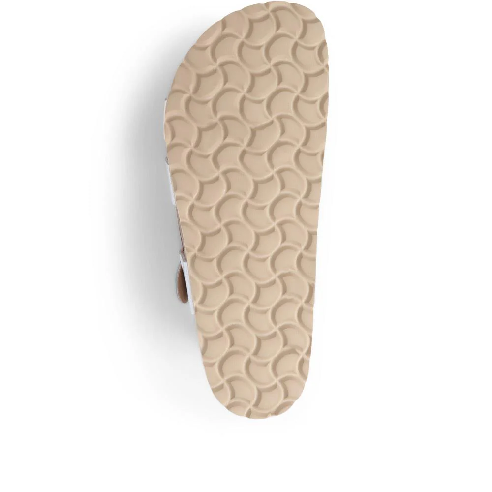 Jean Leather Sandals  - JEAN / 325 289 - Silver - Image 4