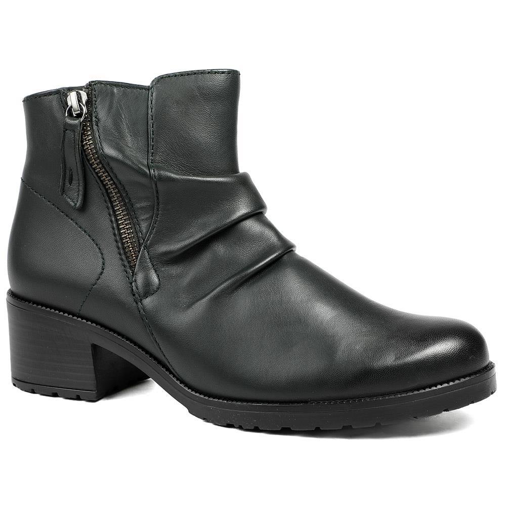 Jenna Gabor Wide Fit Leather Heeled Boots - GAB42522 / 328 173 - Image 2
