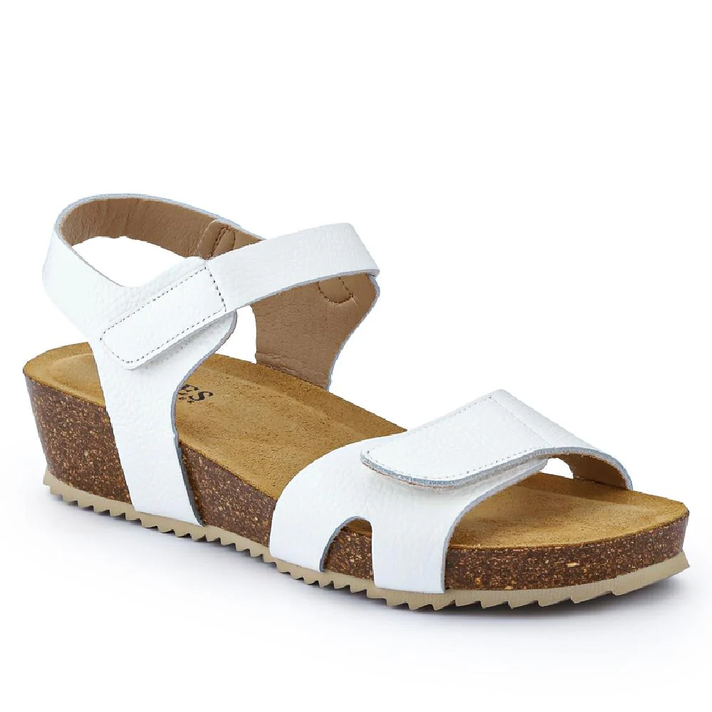 Joanie Leather Sandals - JOANIE / 325 288 - White