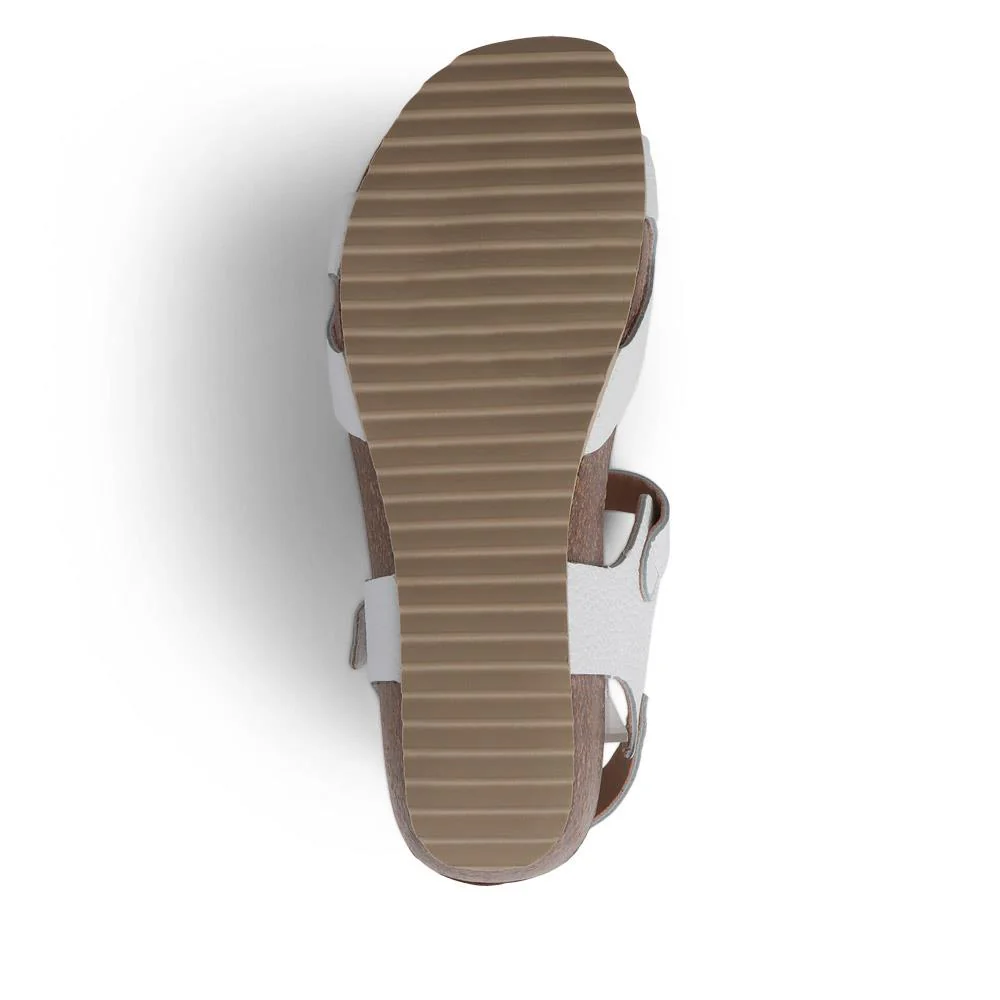 Joanie Leather Sandals - JOANIE / 325 288 - White - Image 4