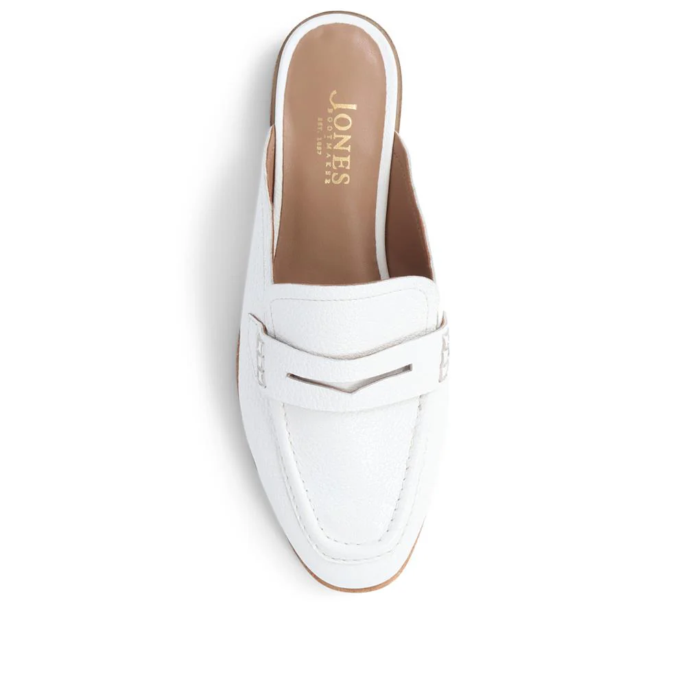 Jola Leather Mules - JOLA / 325 258 - White - Image 5