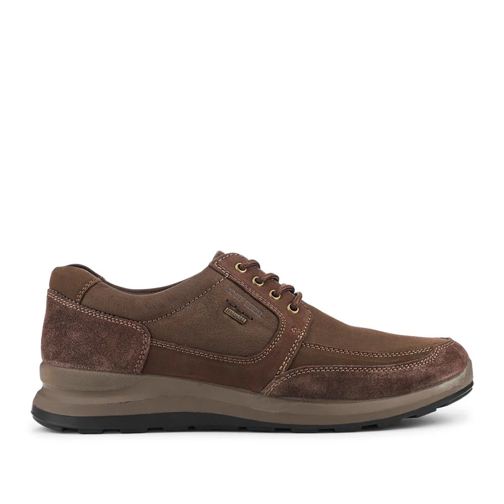Josef Seibel Chunky Leather Water-Resistant Shoes - JOSEF42504 / 328 198 - Dark Brown - Image 2