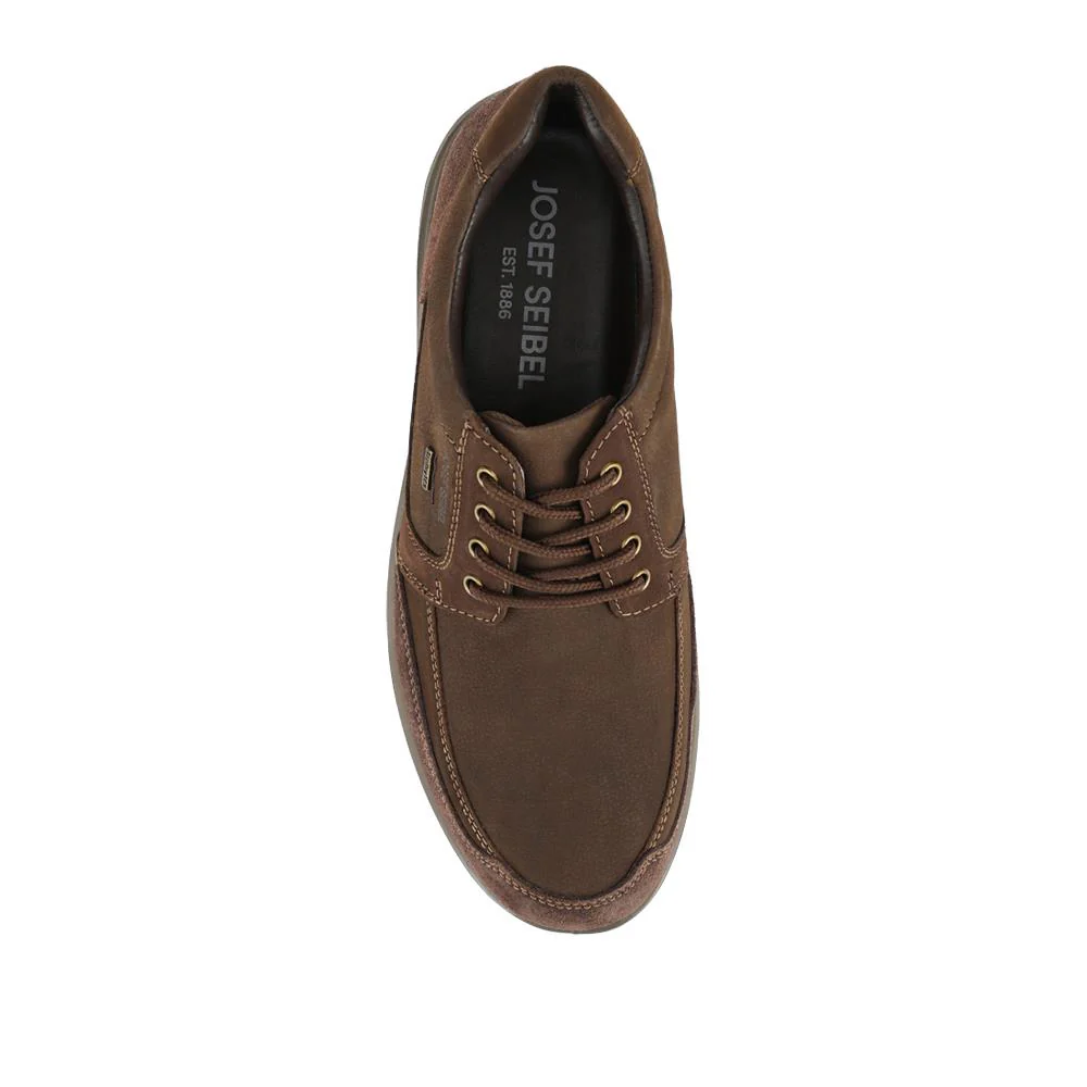 Josef Seibel Chunky Leather Water-Resistant Shoes - JOSEF42504 / 328 198 - Dark Brown - Image 4