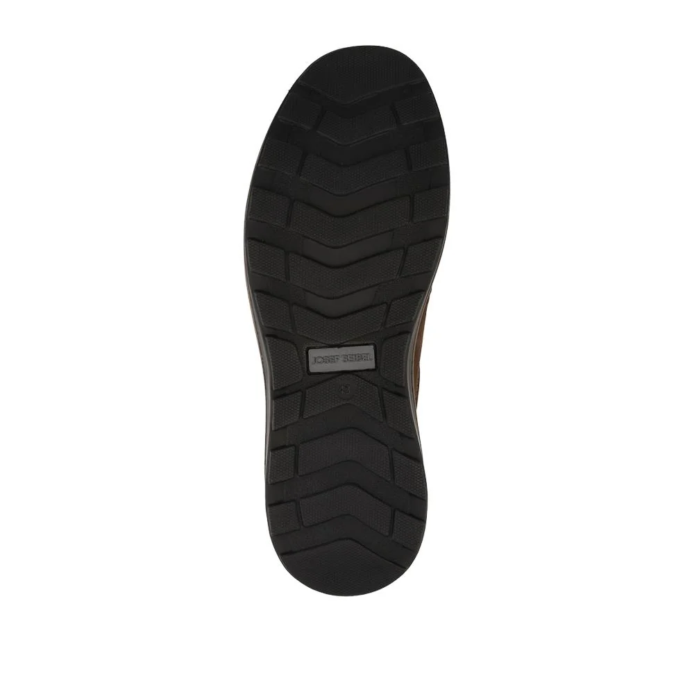 Josef Seibel Leather Water Resistant Slip On Shoes - JOSEF42503 / 328 197 - Dark Brown - Image 5