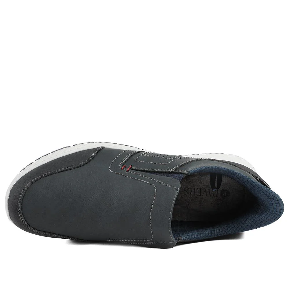 Easy Step In Wide Fit Laceless Shoes - GANG42000 / 327 877 - Navy - Image 5