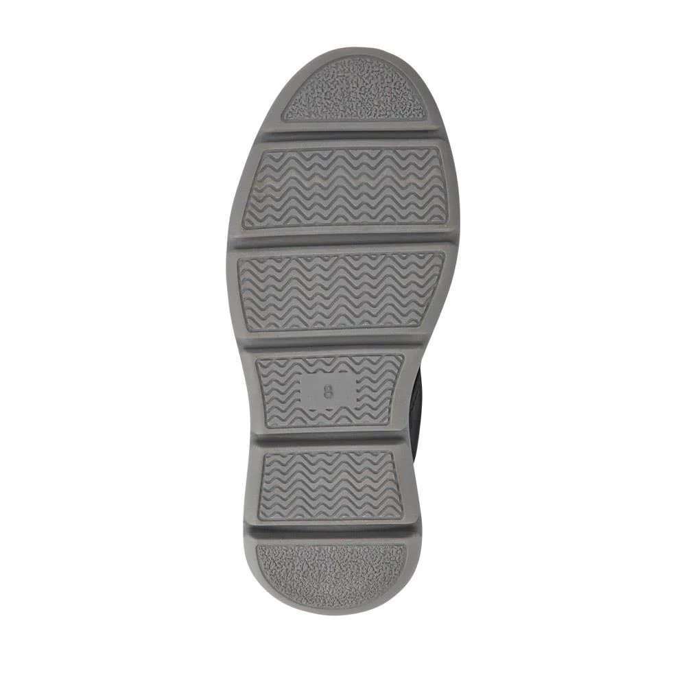 Easy Step In Casual Leather Lace Up Shoes - RISI41001 / 326 953 - Navy - Image 6