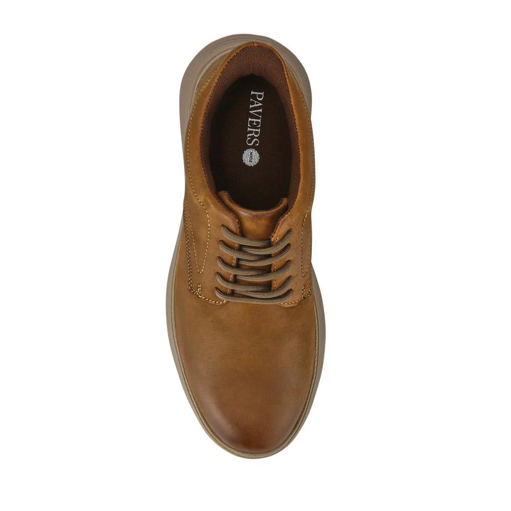 Easy Step In Casual Leather Lace Up Shoes - RISI41001 / 326 953 - Tan - Image 5