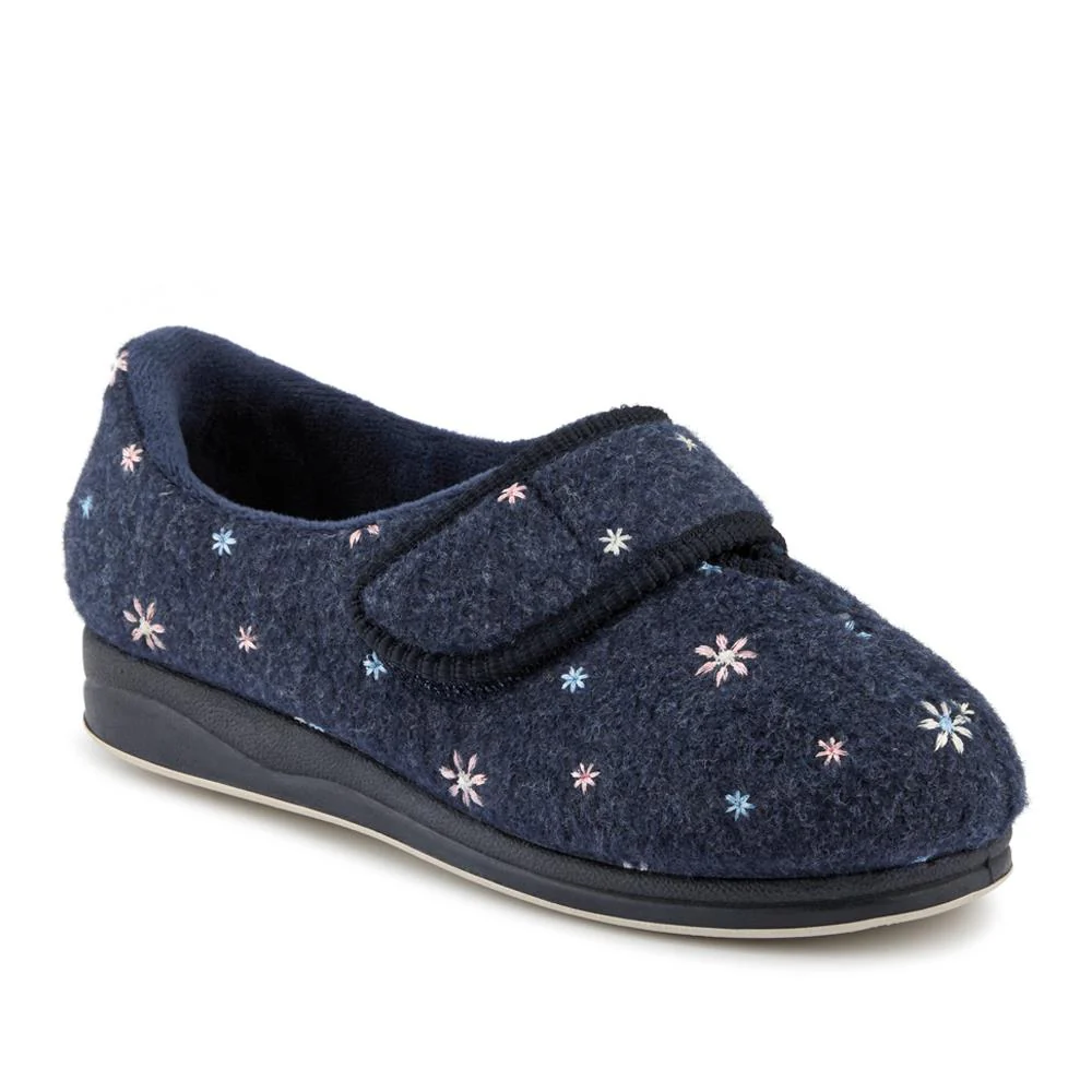 Just Step In Extra Wide Adjustable Fasten Slippers - BRIDIE / 327 959 - Image 2