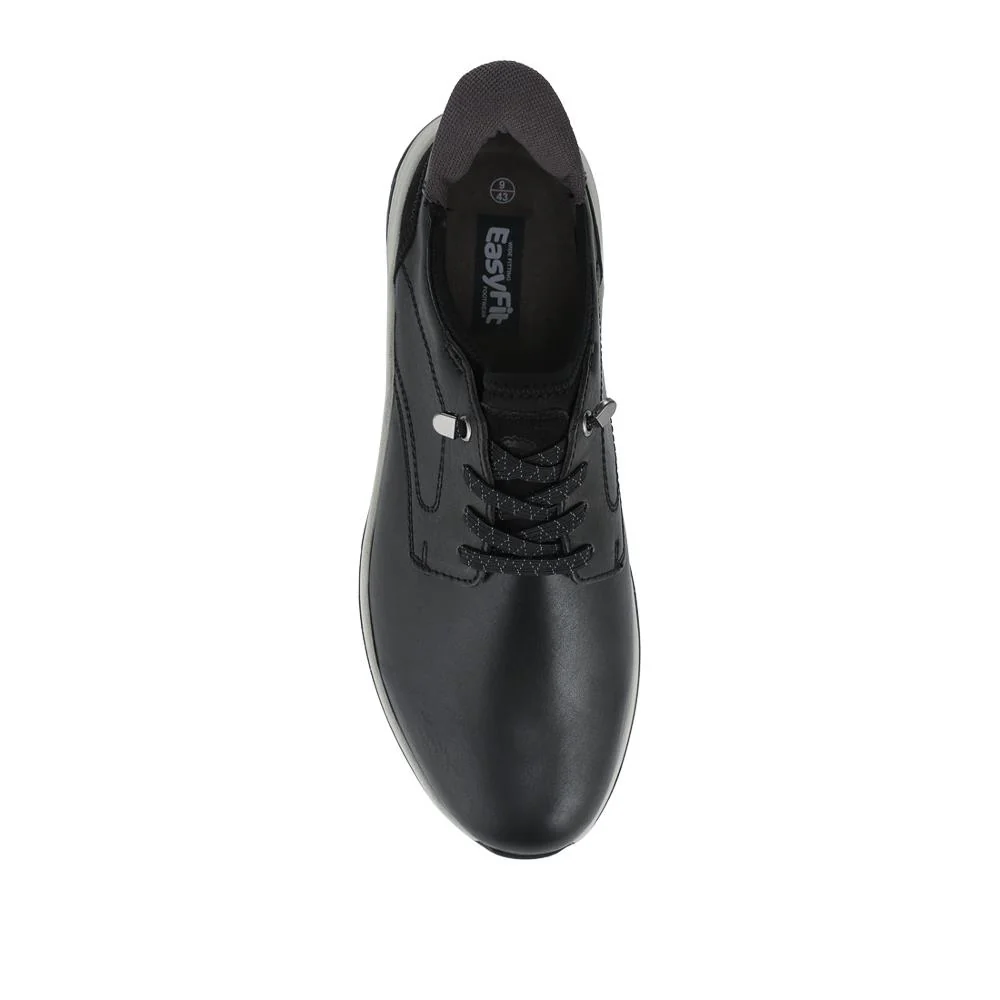 Easy Step In Extra Wide Bungee Lace Shoes - ALAN / 328 136 - Black - Image 4