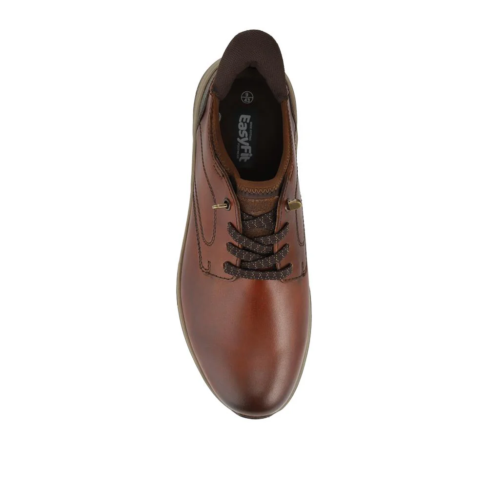 Easy Step In Extra Wide Bungee Lace Shoes - ALAN / 328 136 - Cognac - Image 4