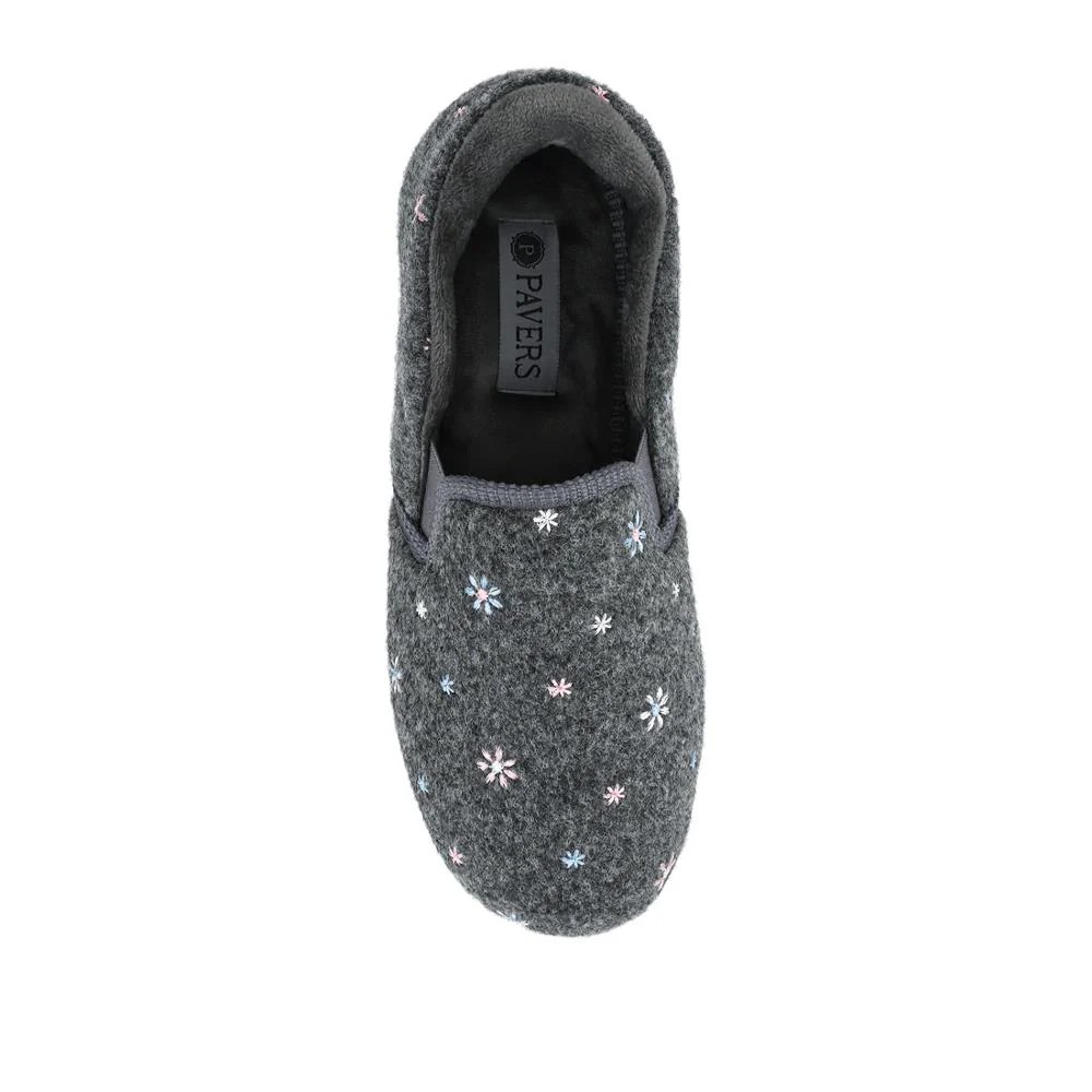 Easy Step In Memory Foam Slippers - QING42015 / 327 960 - Grey - Image 4