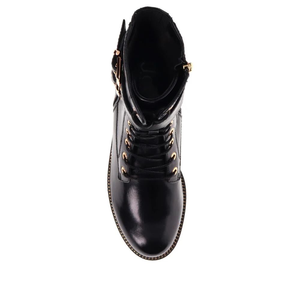 Kaffir Leather Ankle Boots - KAFFIR / 326 131 - Black - Image 4