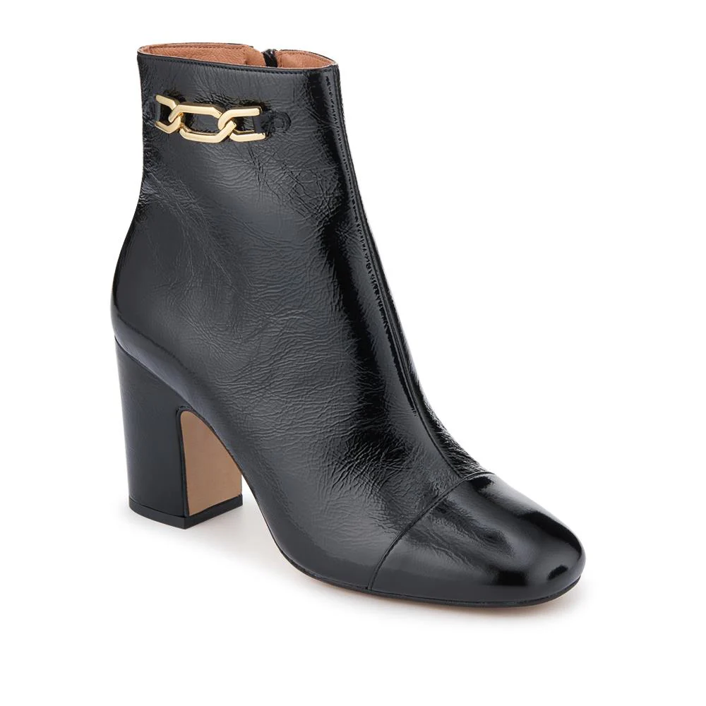 Kamari Leather Zip-Up Ankle Boots - KAMARI / 328 542