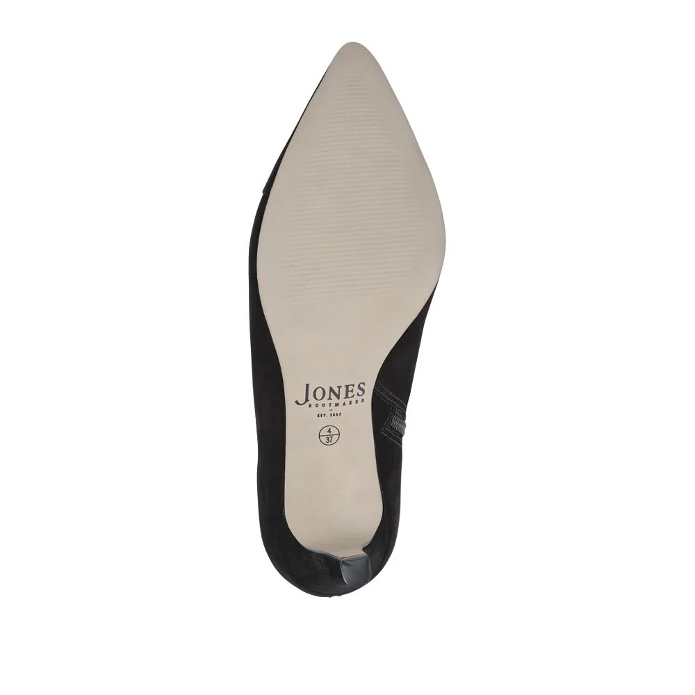 Kamryn Leather Stiletto-Heeled Ankle Boots - KAMRYN / 328 252 - Black Nubuck - Image 6