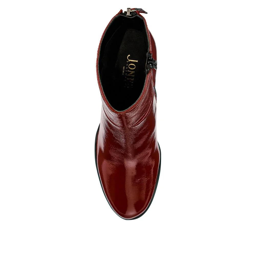 Karlia Leather Ankle Boots - KARLIA / 325 868 - Red Patent - Image 4
