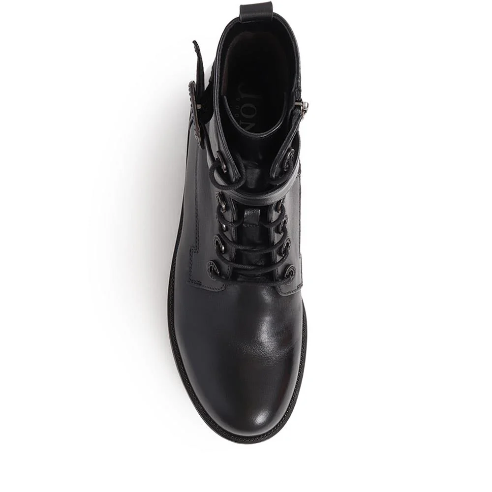 Karmen Leather Ankle Boots - KARMEN / 326 130 - Black - Image 5