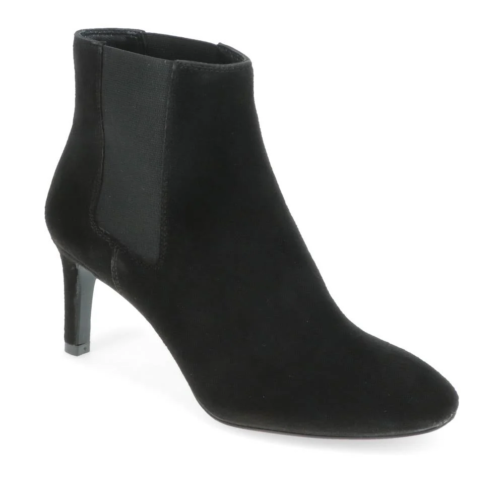 Katelyn Leather Ankle Boots - KATELYN / 325 949 - Black