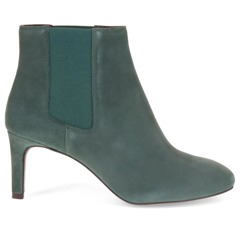 Katelyn Leather Ankle Boots - KATELYN / 325 949 - Green - Image 2