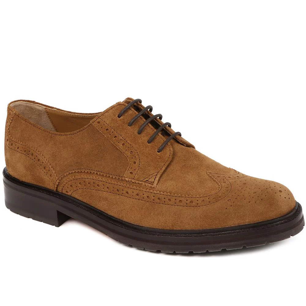 Kingsbay Men's Leather Brogues - KINGSBAY / 320 142 - Image 3