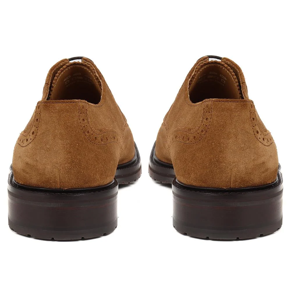 Kingsbay Men's Leather Brogues - KINGSBAY / 320 142 - Tobacco - Image 3