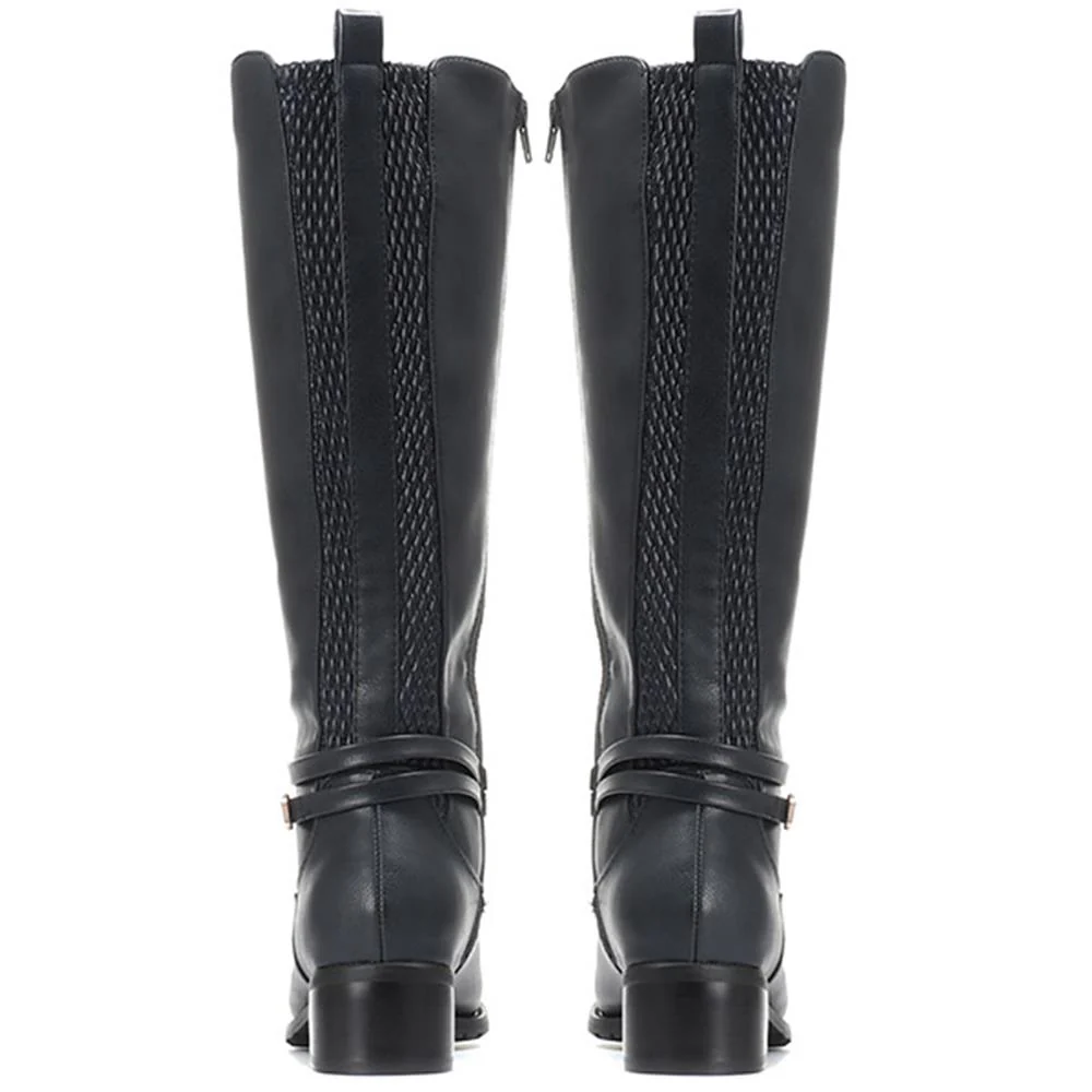 Knee High Boot - WBINS30040 / 316 543 - Navy - Image 3
