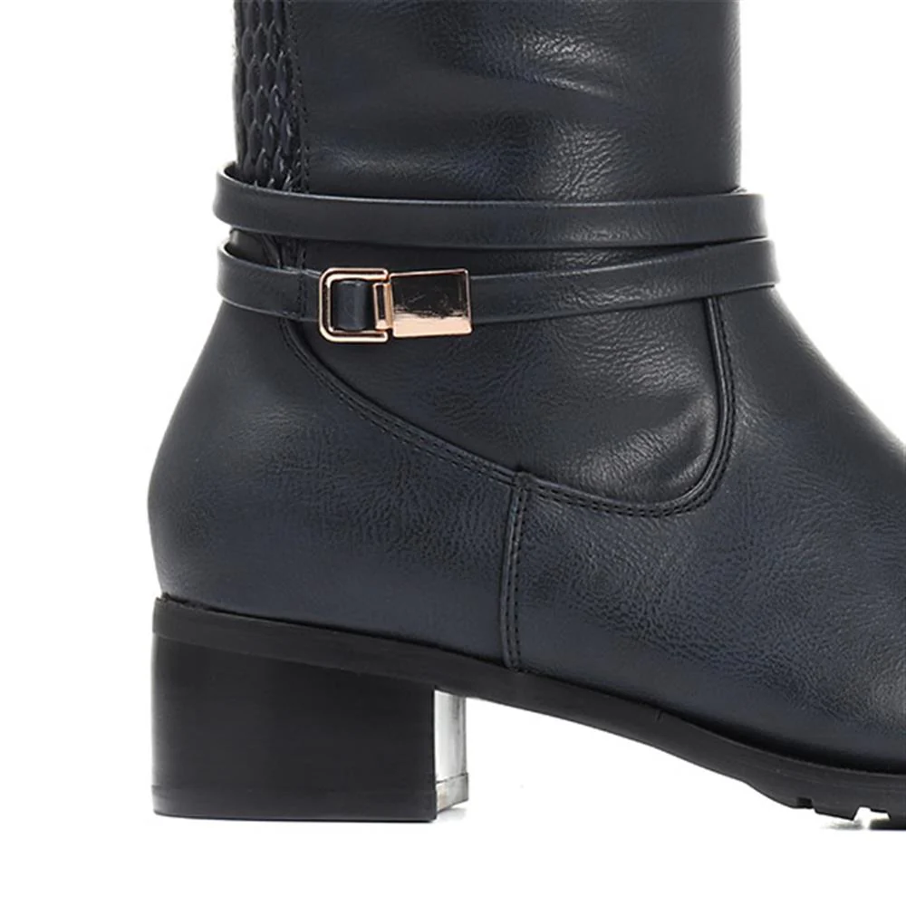 Knee High Boot - WBINS30040 / 316 543 - Navy - Image 7