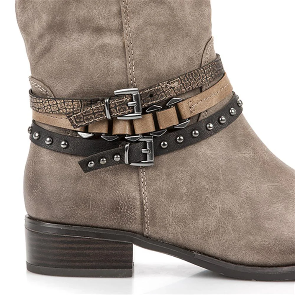 Knee High Boot - WEN24516 / 308 399 - Brown - Image 3
