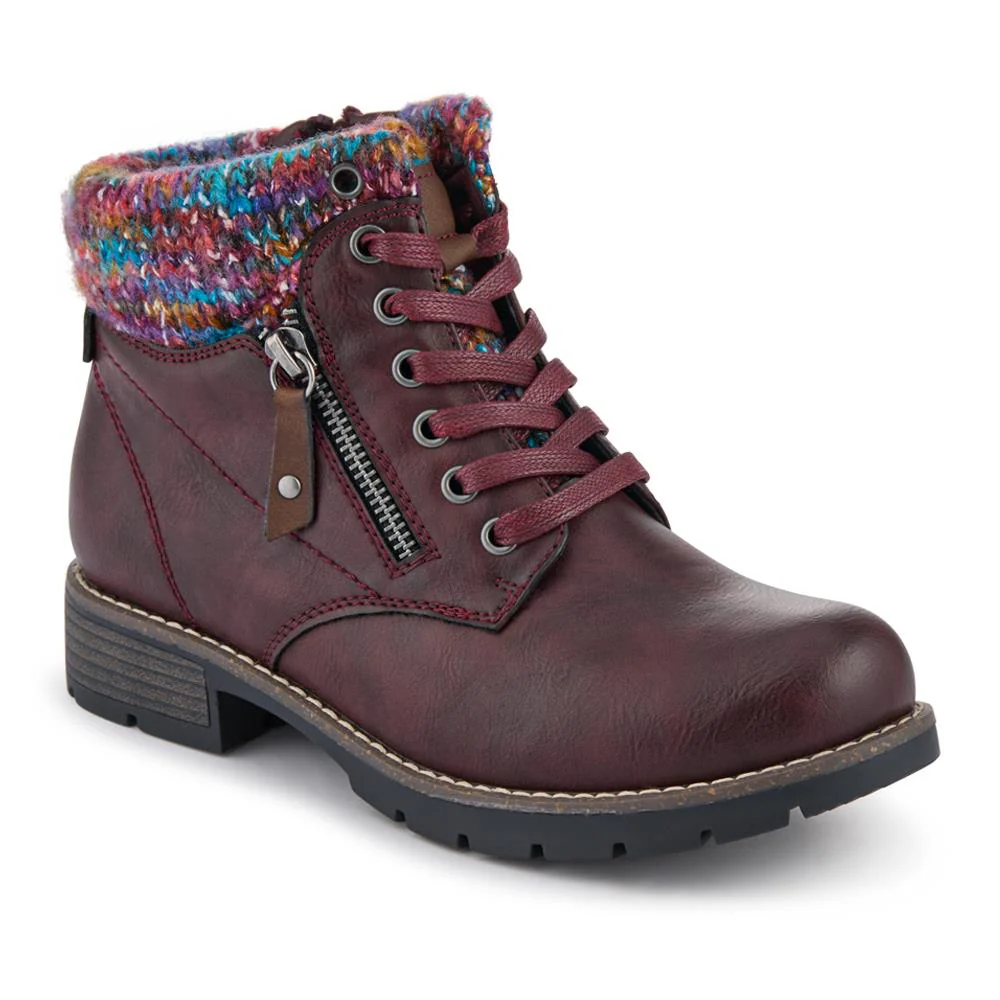 Knitted Cuff Ankle Boots - WBINS40243 / 326 500 - Image 2