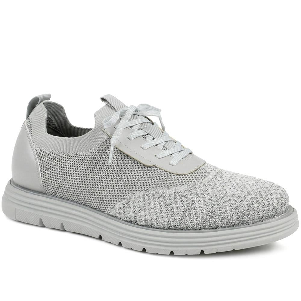 Knitted-Upper Lace-Up Shoes - XINGH41000 / 327 533