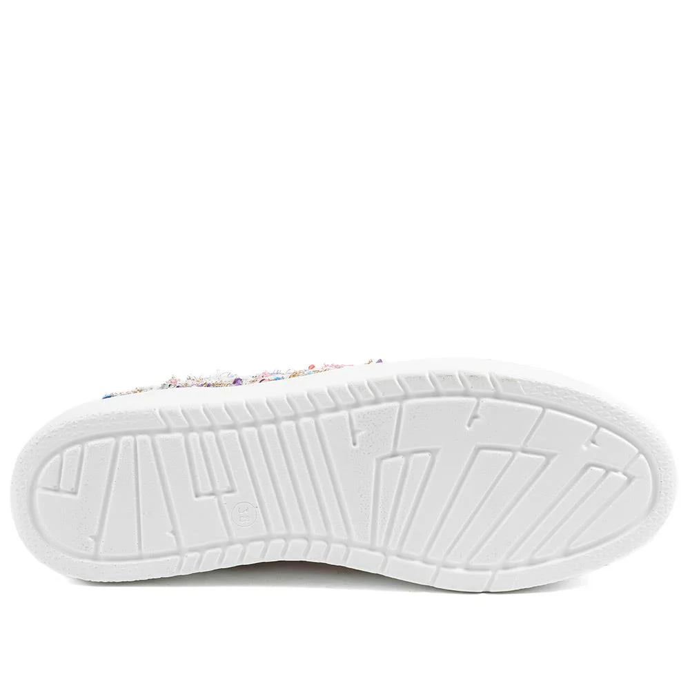 Knitted Zip & Lace Fasten Trainers - WBINS43002 / 328 883 - Multi - Image 6