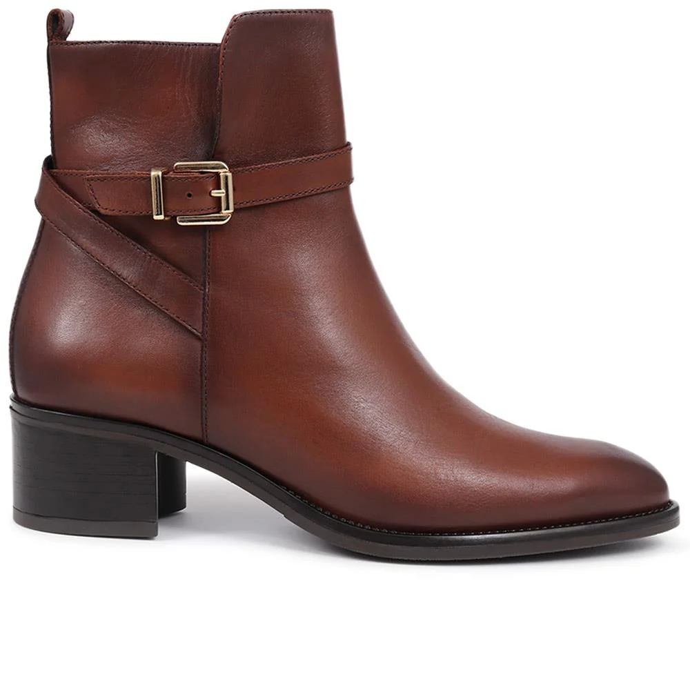 Kyra Leather Boots - KYRA / 326 140 - Brown - Image 2