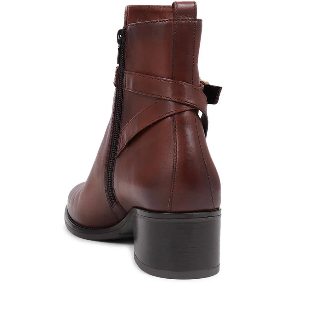 Kyra Leather Boots - KYRA / 326 140 - Brown - Image 3
