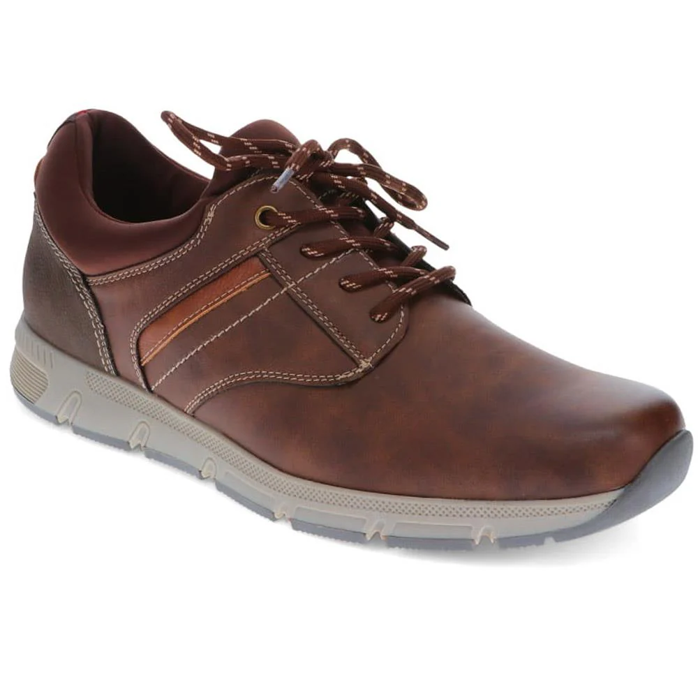 Lace-Detailed Slip-On Shoes - WBINS40027 / 325 787 - Brown