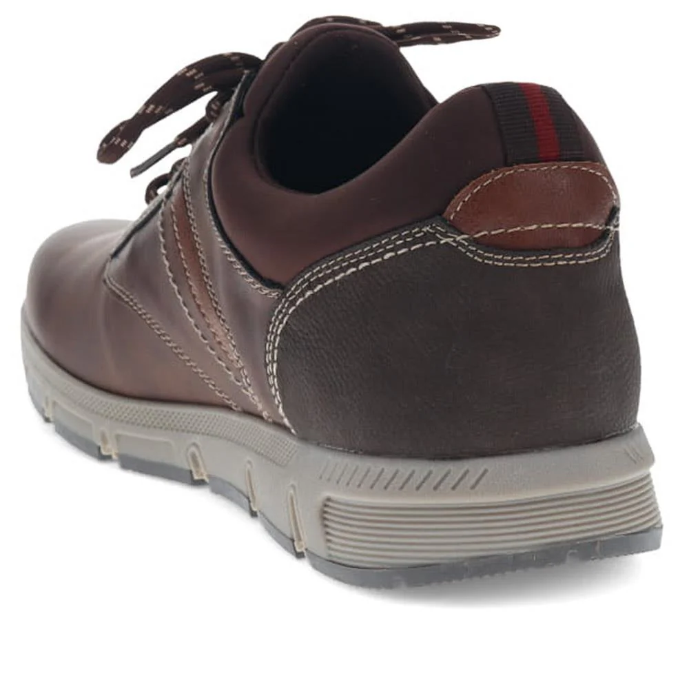 Lace-Detailed Slip-On Shoes - WBINS40027 / 325 787 - Brown - Image 4